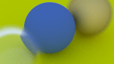 Spheres with depth-of-field